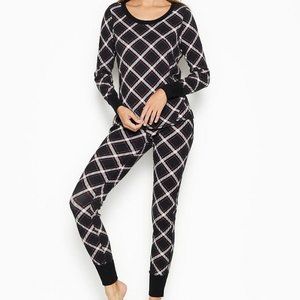 VICTORIA'S SECRET Thermal Long PJ Set NWT